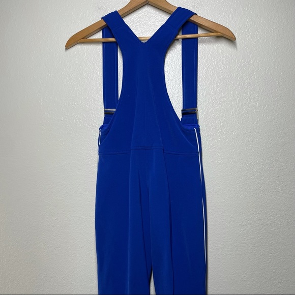 MAKE OFFER: Vintage Obermeyer Wool Blend Royal Blue Ski Overall Pants - Picture 9 of 9
